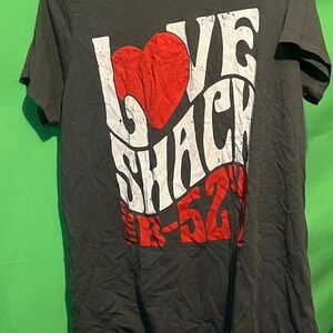 Love Shack Graphic T-Shirt - Black and Red